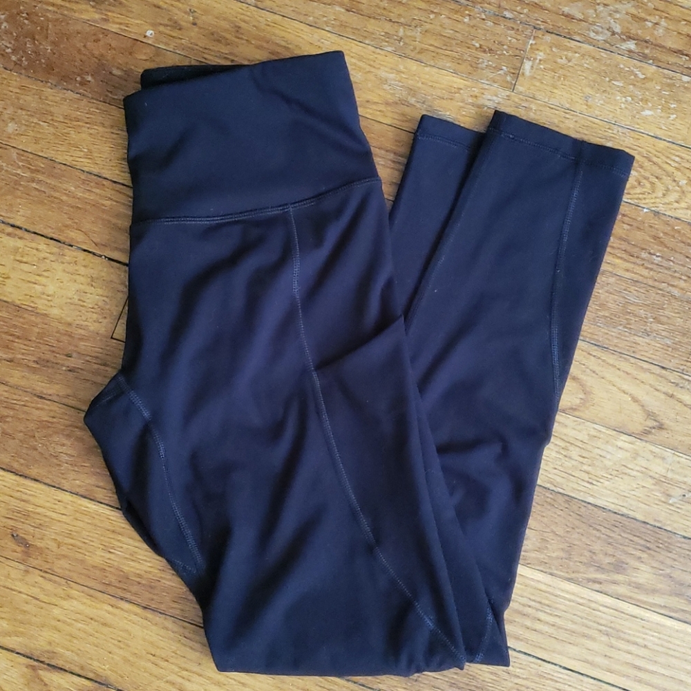 High waisted compression yoga pants with pockets